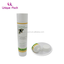 offset printing hand or foot cream plastic cosmetic packaging tube with screw cap